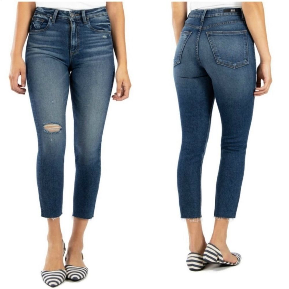 KUT FROM THE KLOTH Rachael Mom Jeans Size 0